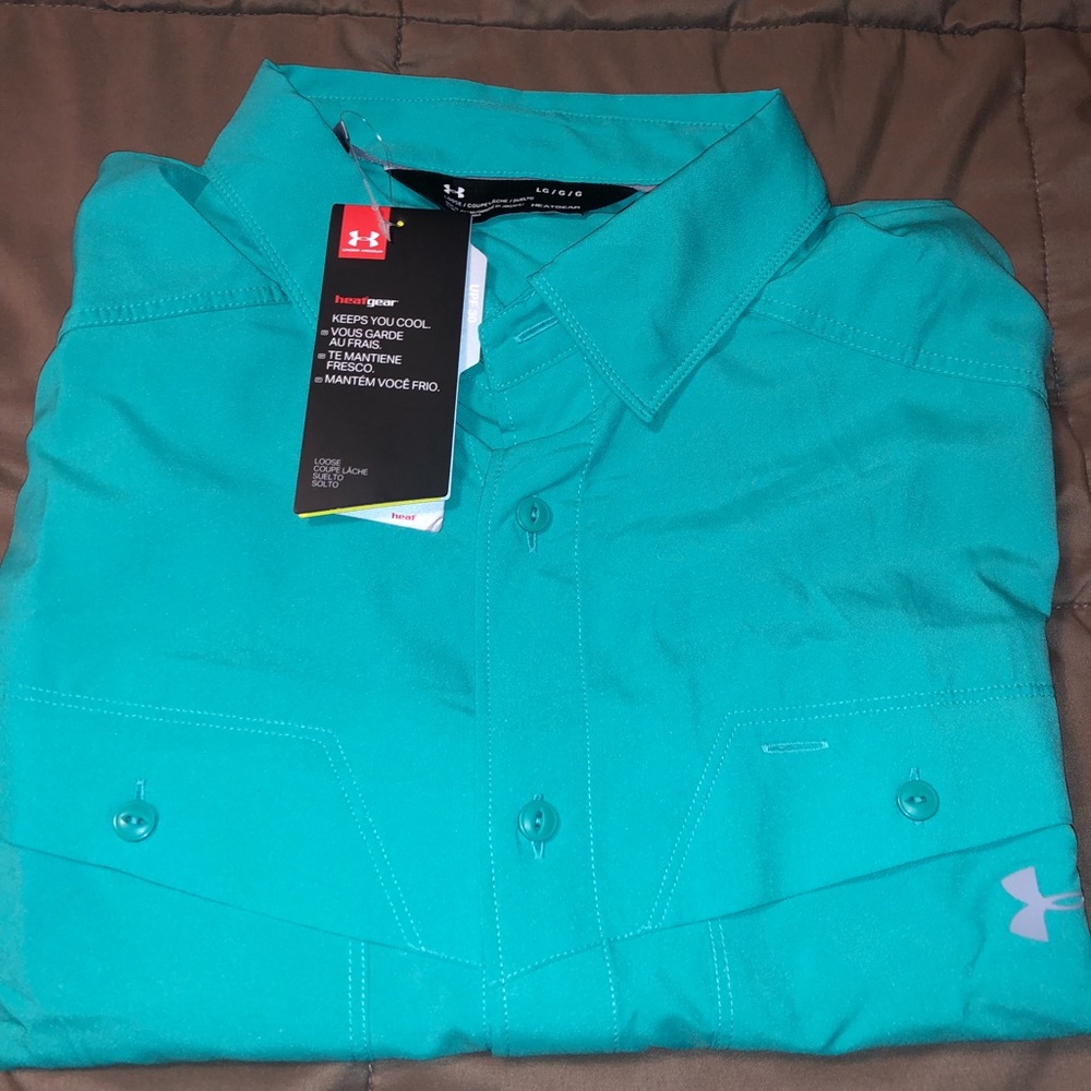 Under armour fishing shirt large